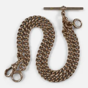 9ct Yellow Gold Albert Watch Chain - 38.9 grams