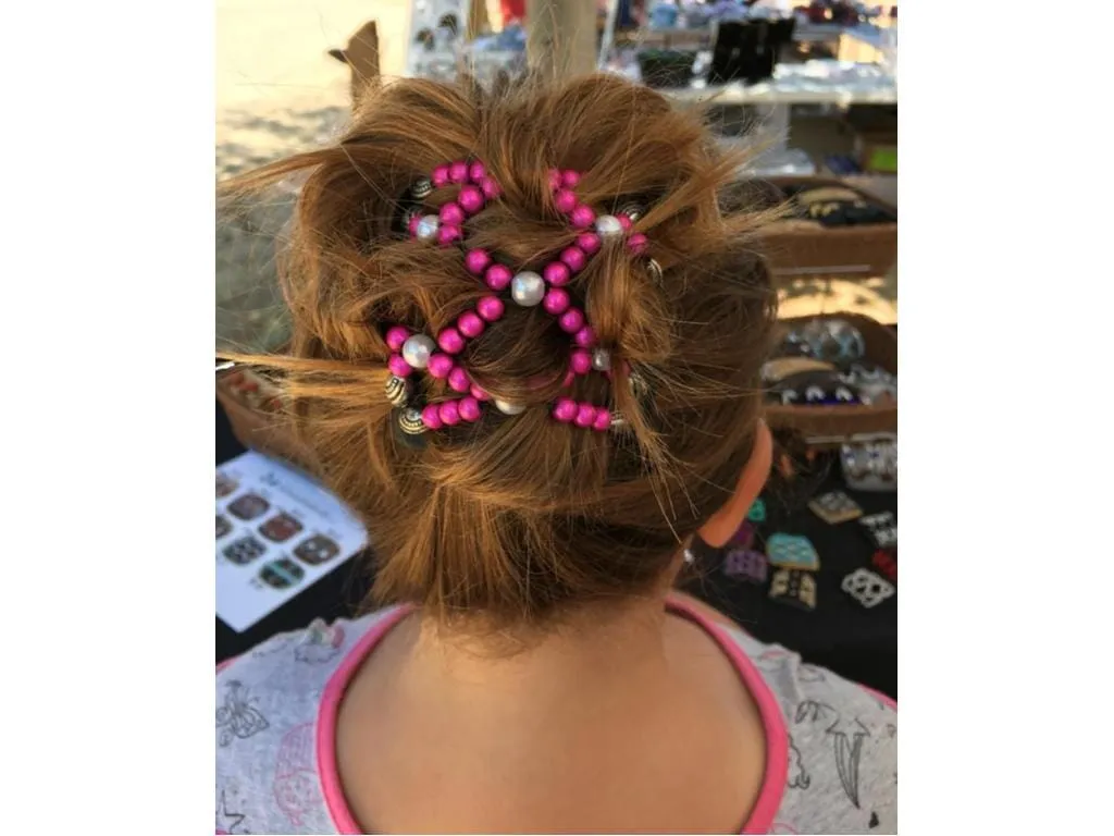 African Butterfly Chameleon Hair Comb - Ndalena Blonde 18