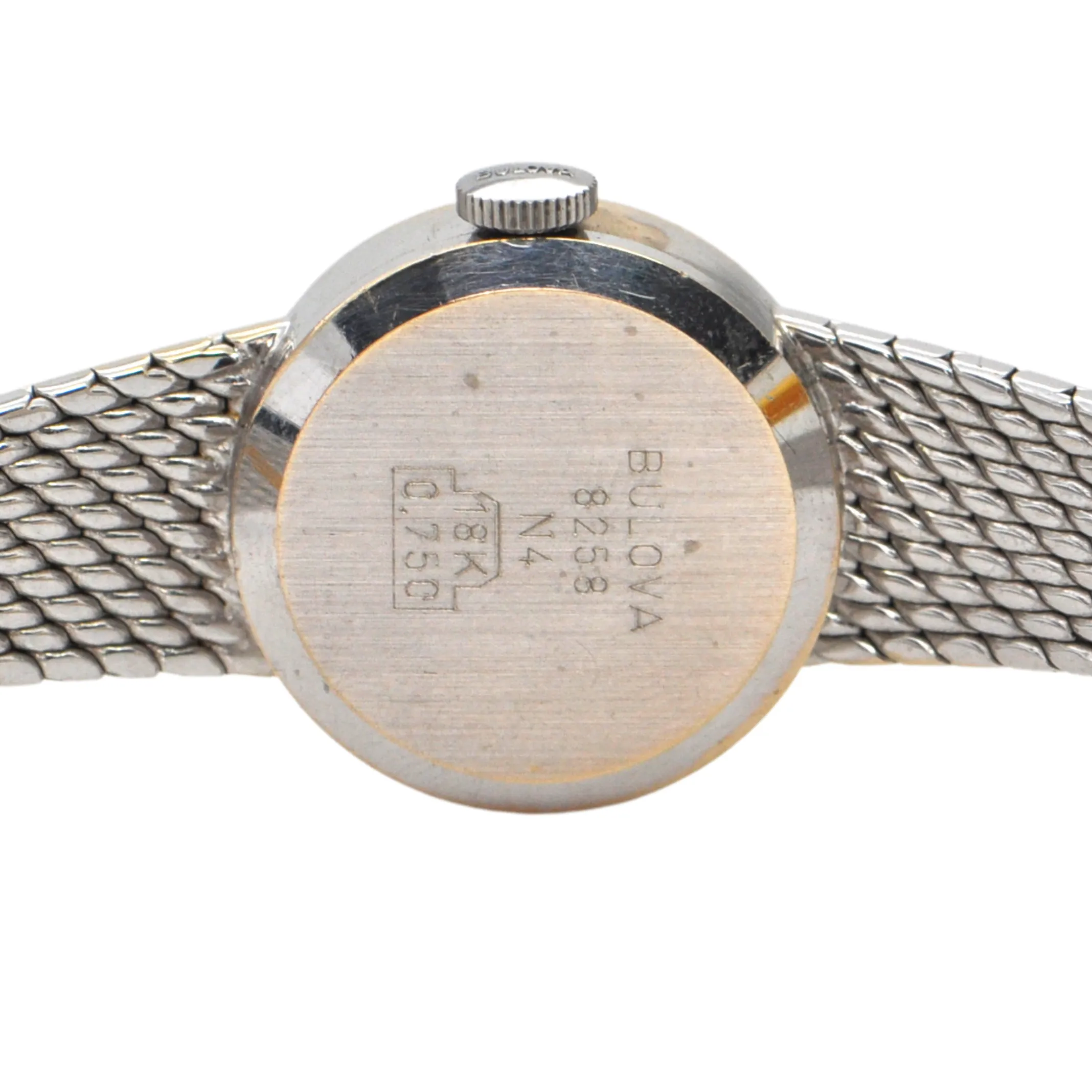 Bulova Diamond 18k Gold Manual Wrist Watch