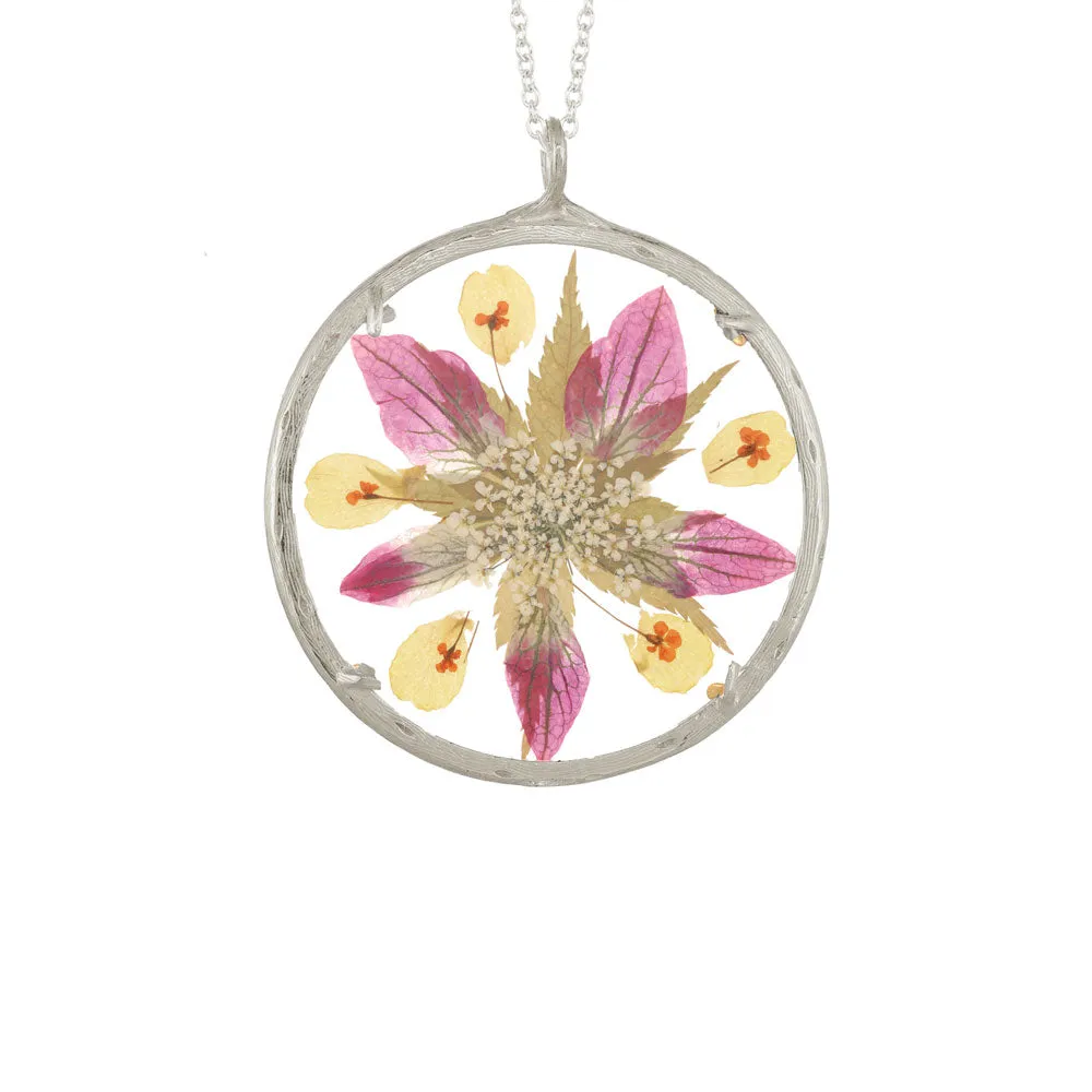 Extra Large Flower Mandala Necklace