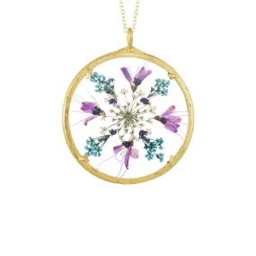 Extra Large Flower Mandala Necklace