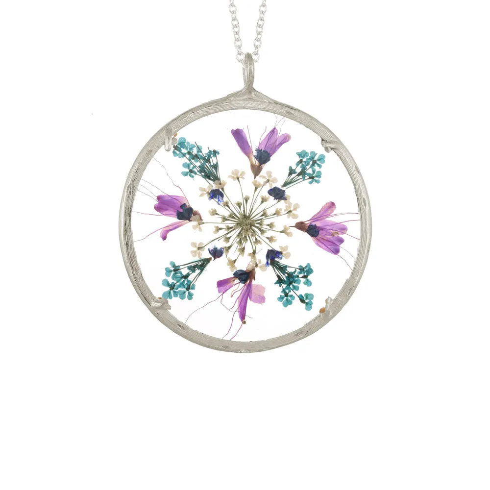 Extra Large Flower Mandala Necklace