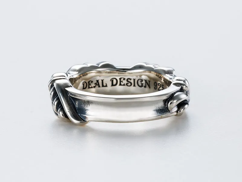Floral Snake Ring : Narrow Ring