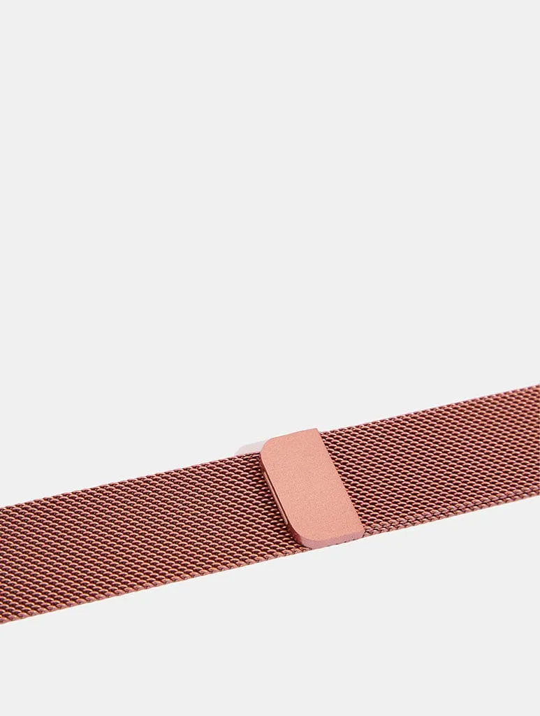 Magnetic Chain Apple Watch Strap - Rose Gold