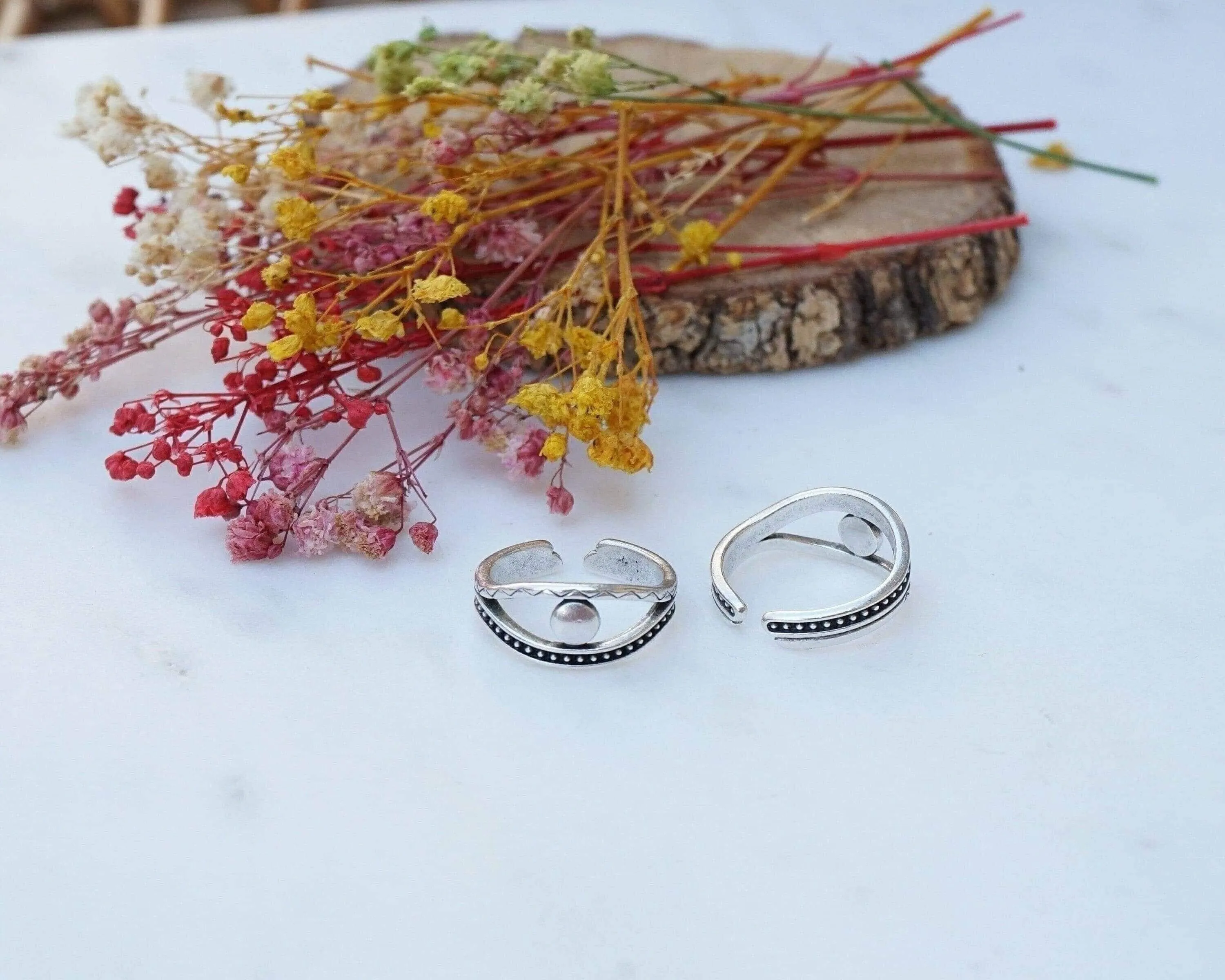 Silver Evil Eye Ring
