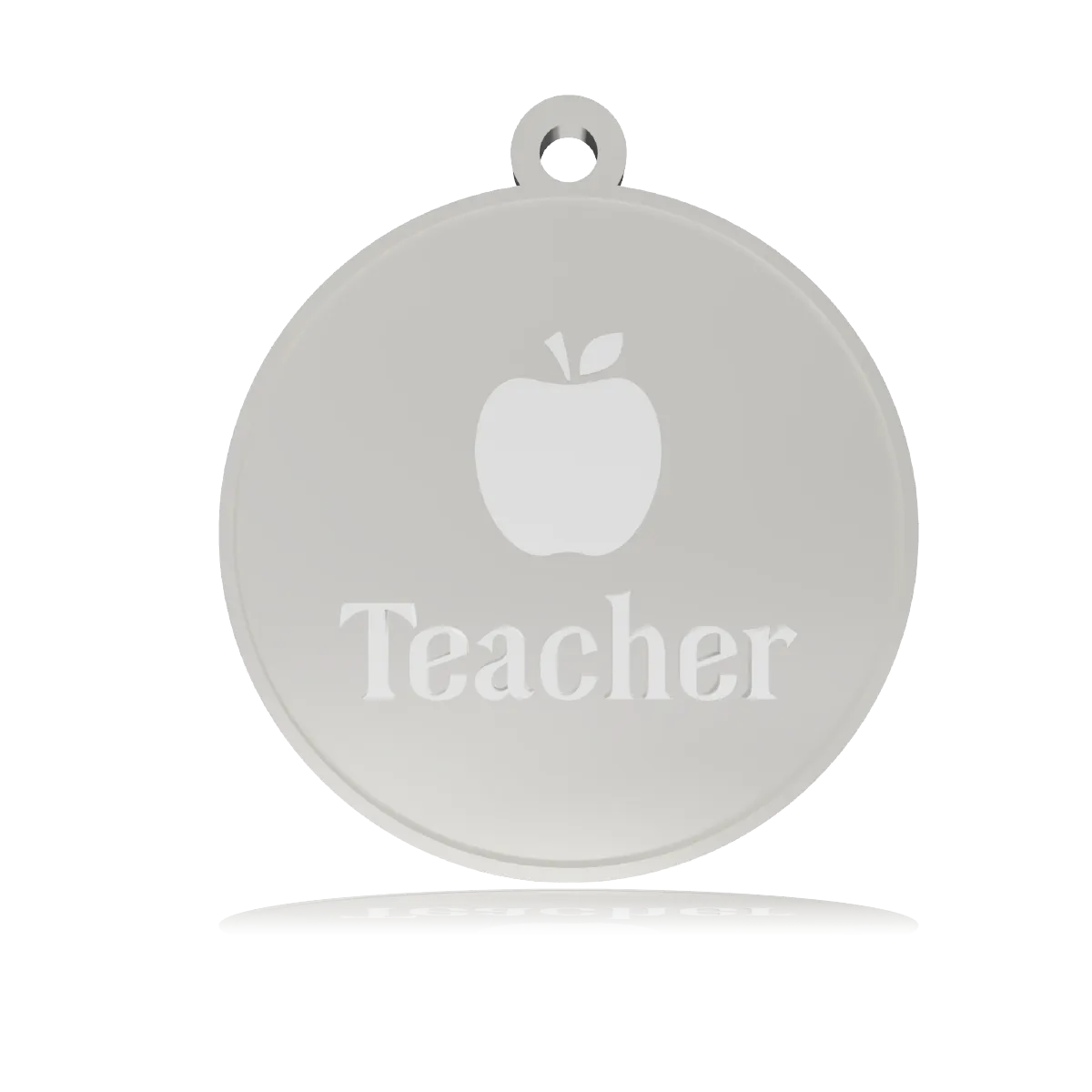 Teacher Charm with Blue Opal Jade Charity Bracelet